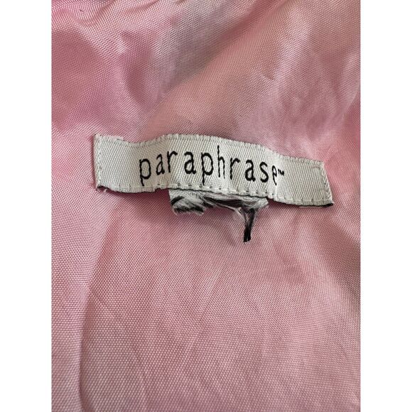 Paraphrase Y2k Pink and Black Fit and Flare Fashion Sketch Retro Dress size S - Picture 3 of 7